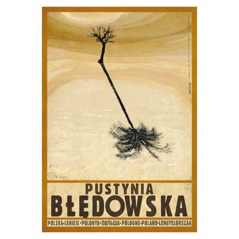 Pustynia Błędowska, postcard by Ryszard Kaja