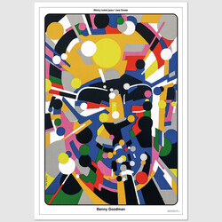 Benny Goodmann, postcard by...