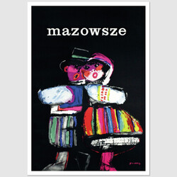 Mazowsze, pocztówka,...