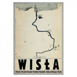 Wisła, postcard by Ryszard...