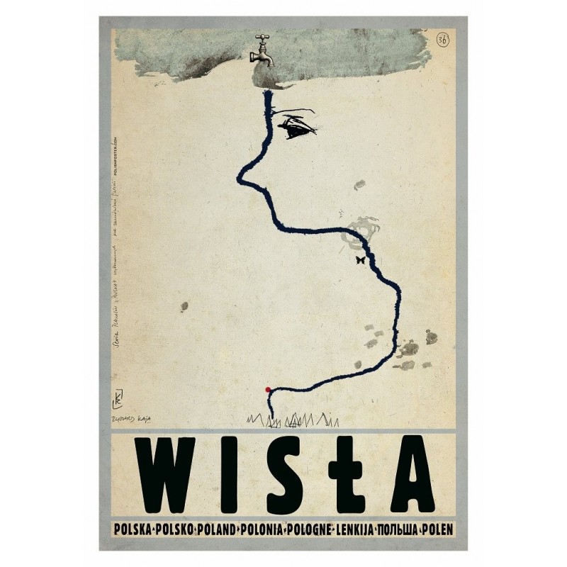 Wisła, postcard by Ryszard Kaja