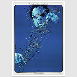 Charles Mingus postcard, Waldemar Świerzy