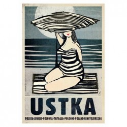 Ustka, postcard by Ryszard...