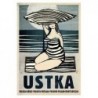 Ustka, postcard by Ryszard Kaja