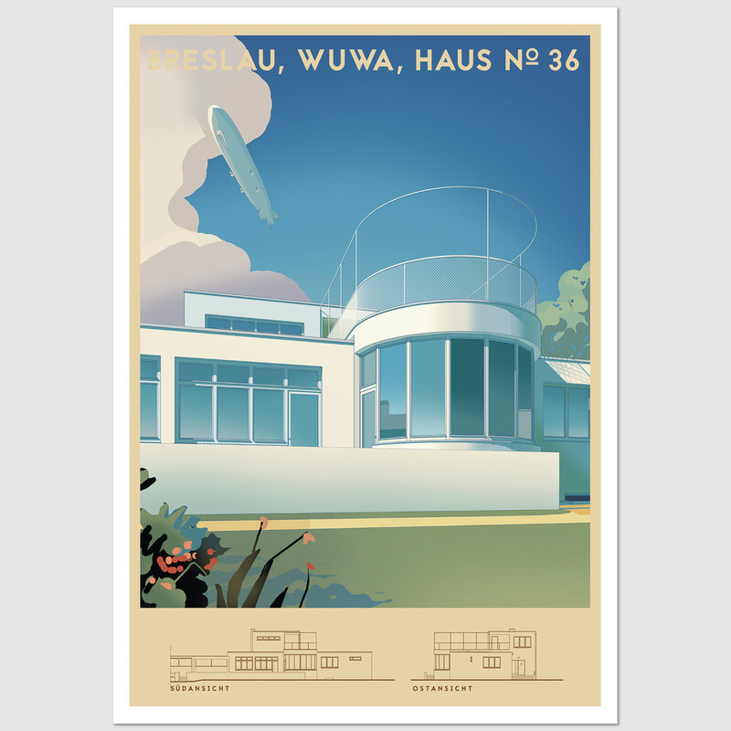 WUWA 4, pocztówka, Jan Jerzmański