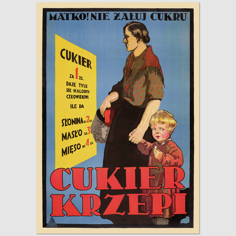 Sugar Invigorates, postcard by Stefan Norblin