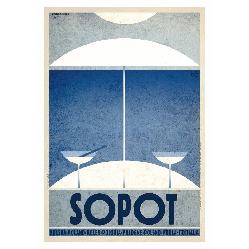 Sopot, postcard by Ryszard Kaja