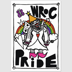 Wroc Pride, Krasnal wrocławski, pocztówka, Jakub Idzik