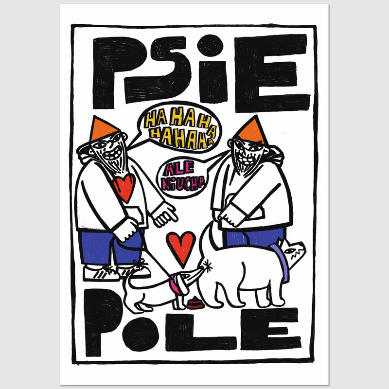 Psie Pole, postcard by Jakub Idzik