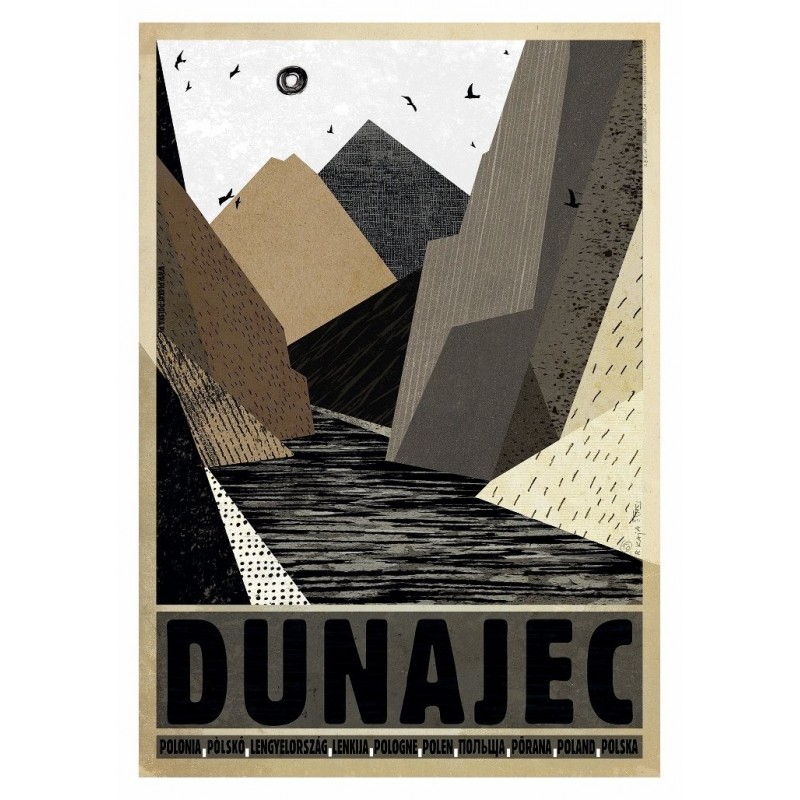 Dunajec, postcard by Ryszard Kaja