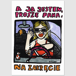 Na zakręcie, postcard by Jakub Idzik