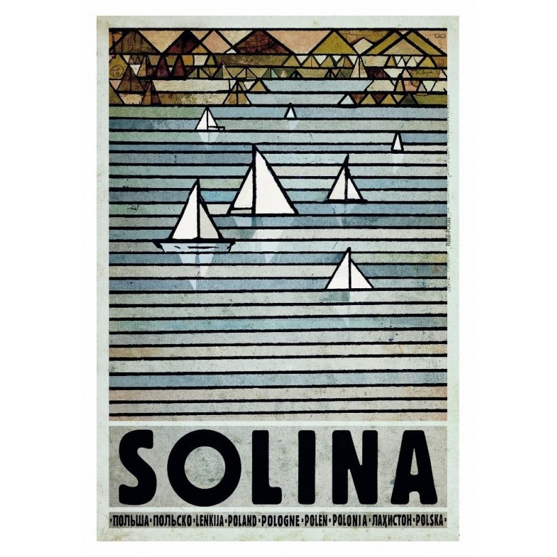 Solina, postcard by Ryszard Kaja