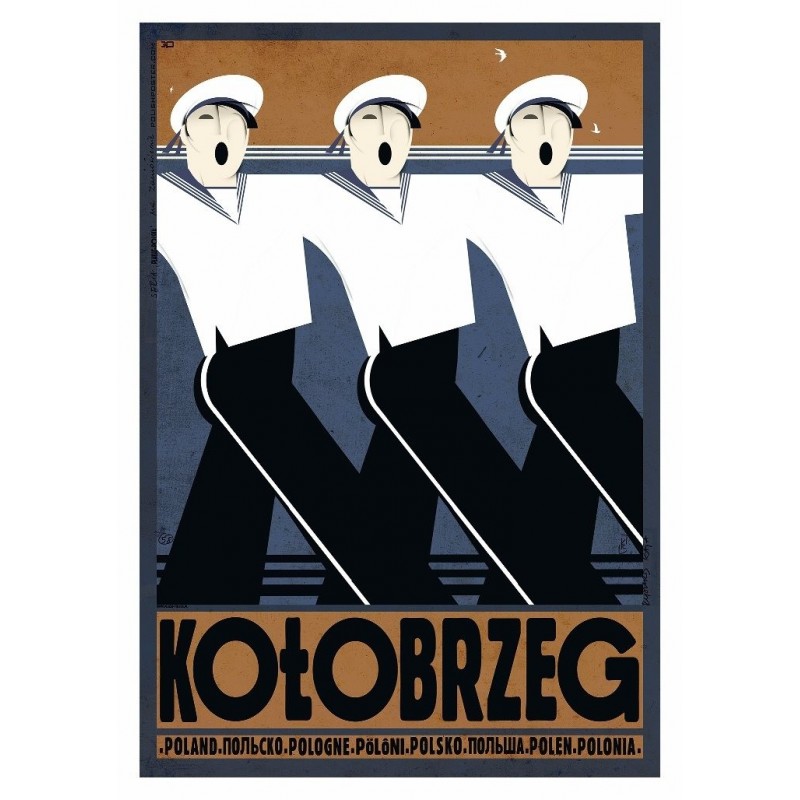 Kołobrzeg, postcard by Ryszard Kaja