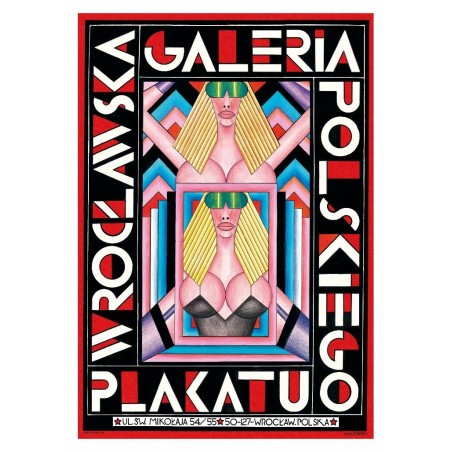 Galeria plakatu, pocztówka, Andrzej Krajewski