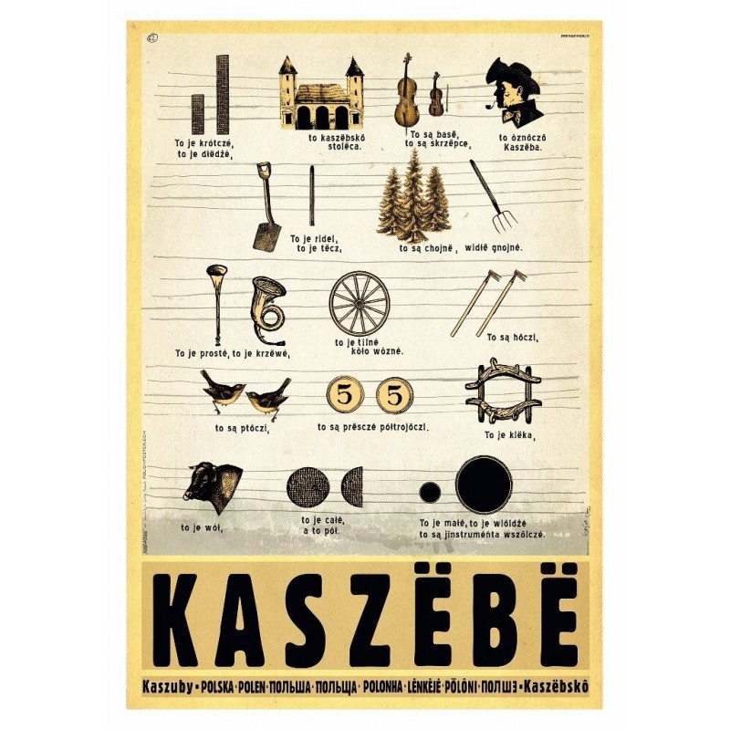 Kaszebe, Kaszuby, postcard by Ryszard Kaja