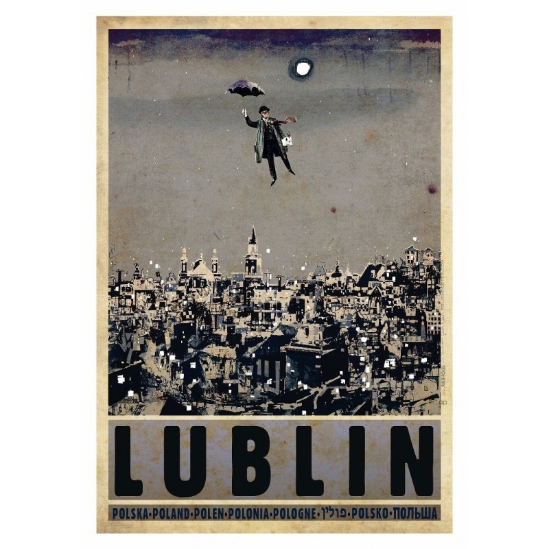 Lublin, postcard by Ryszard Kaja