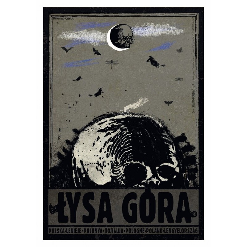 Łysa Góra, postcard by Ryszard Kaja
