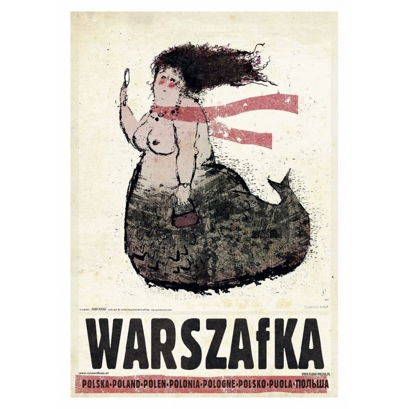 Warszafka, Warszawka, postcard by Ryszard Kaja