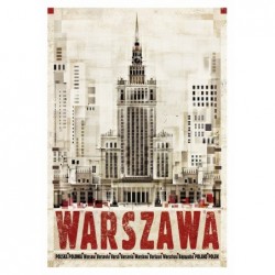 Warszawa, postcard by Ryszard Kaja