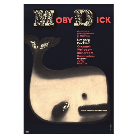 Moby Dick, postcard by Wiktor Górka
