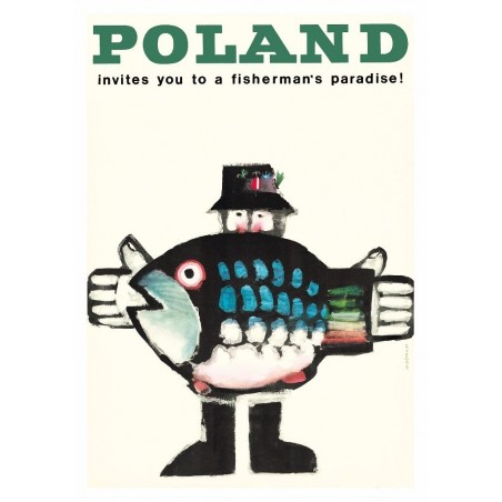 Fisherman's Paradise Poland Taaaka Ryba, pocztówka, Wiktor Górka