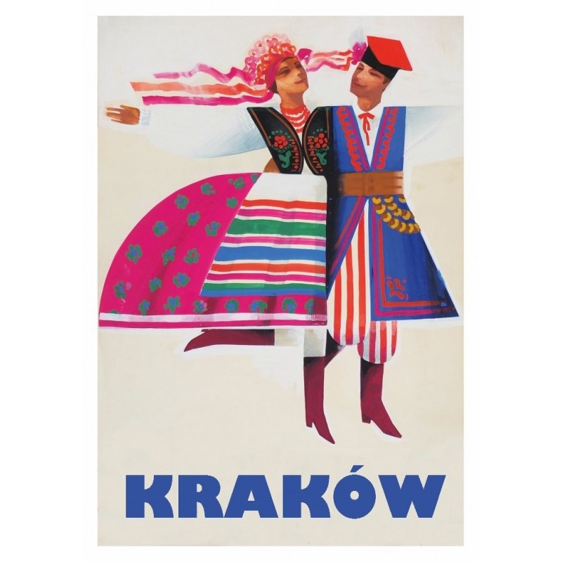 Kraków, postcard by Wiktor Górka