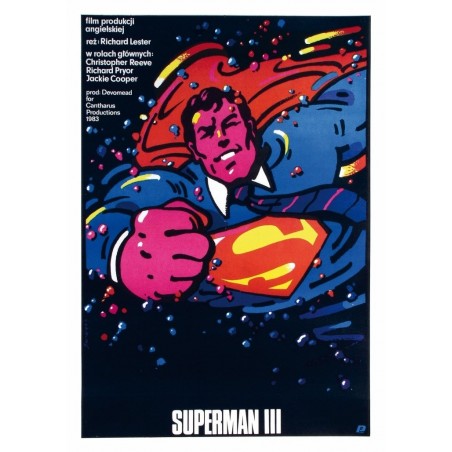 Superman III/3, pocztówka, Waldemar Świerzy