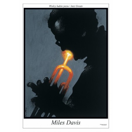 Miles Davis, pocztówka, Waldemar Świerzy