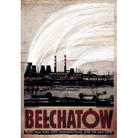 Bełchatów, postcard by Ryszard Kaja