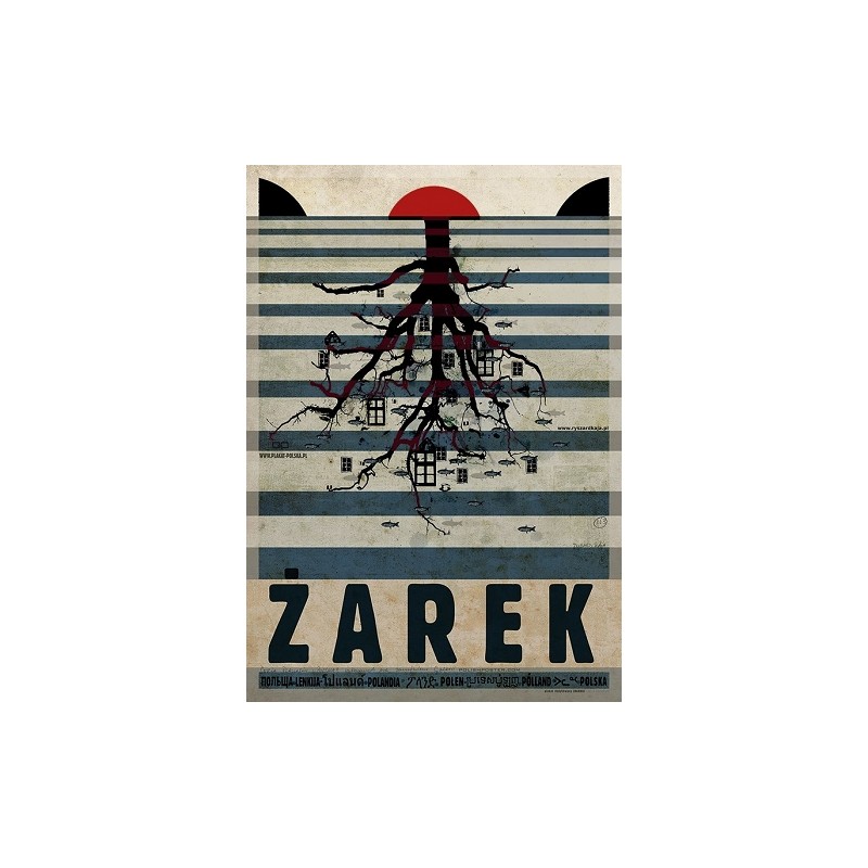 Żarek, postcard by Ryszard Kaja