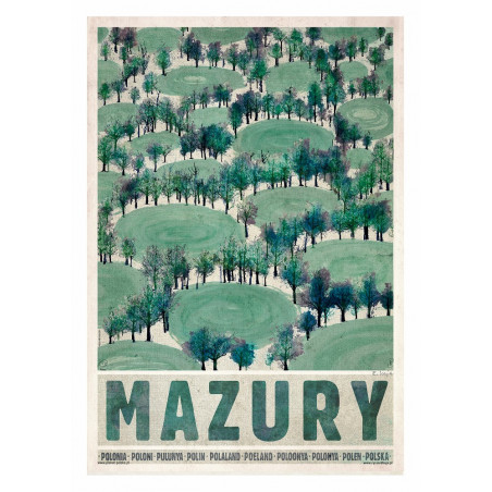 Masuria: Spring, postcard by Ryszard Kaja