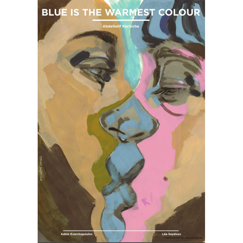Blue Is the Warmest Color, postcard by Marcelina Amelia