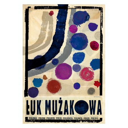 Łuk Mużakowa, postcard by Ryszard Kaja
