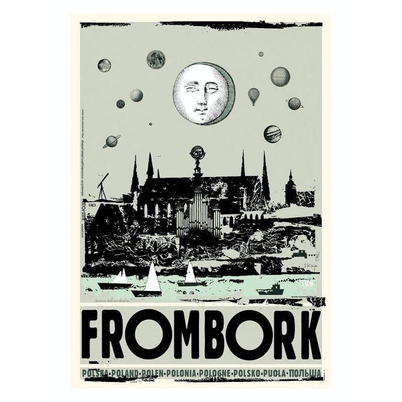 Frombork, postcard by Ryszard Kaja