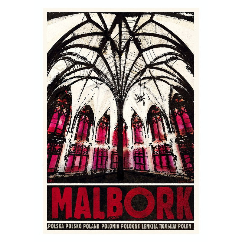 Malbork, postcard by Ryszard Kaja