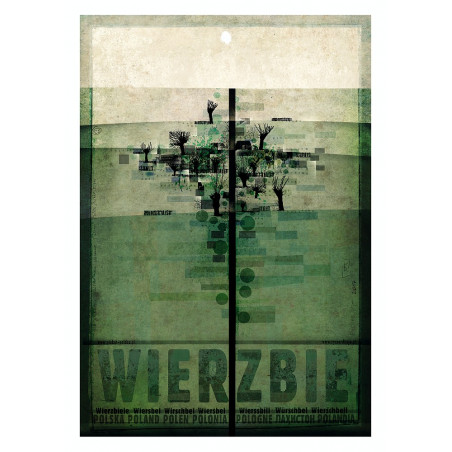 Wierzbie, postcard by Ryszard Kaja