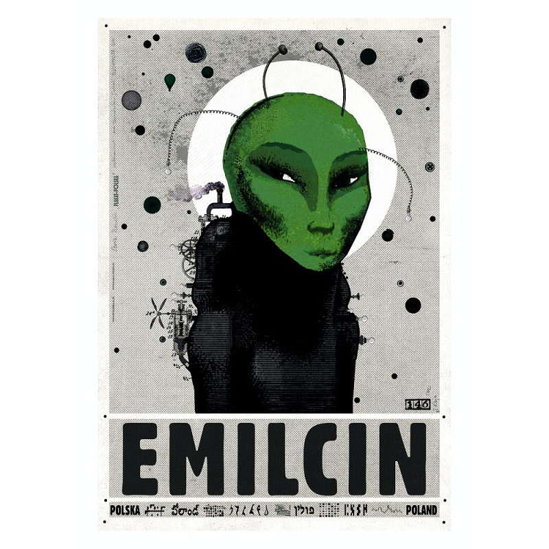 Emilcin, postcard by Ryszard Kaja