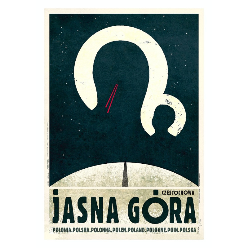Jasna Góra, postcard by Ryszard Kaja