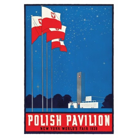 Polish Pavilion, postcard