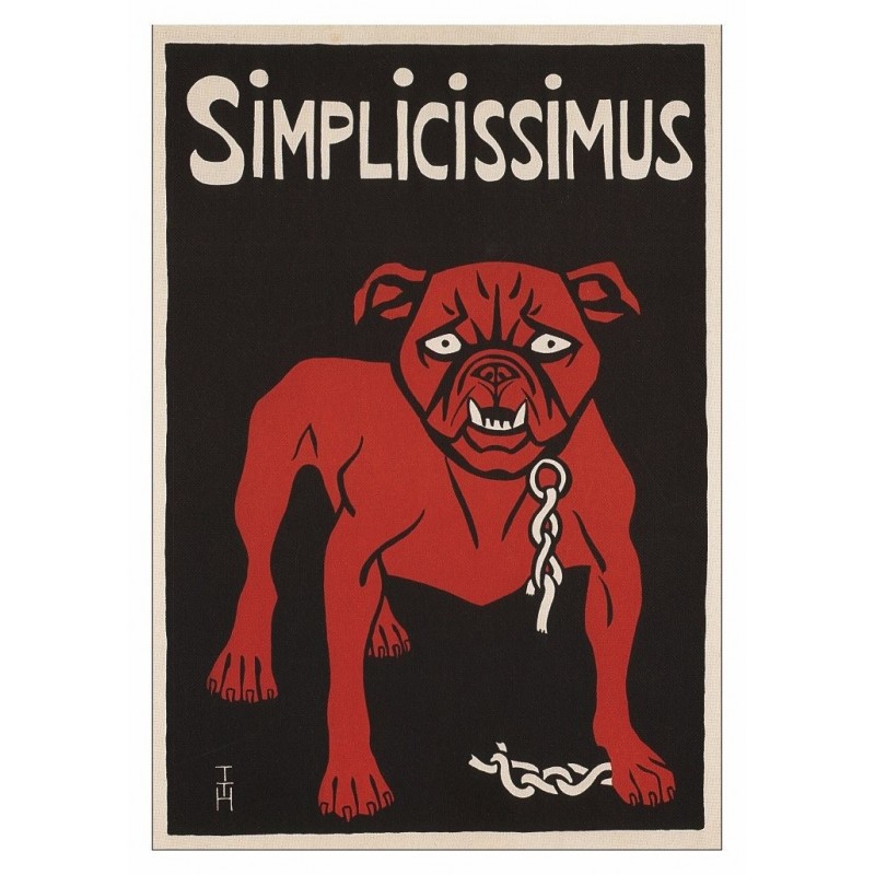 Simplicissimus, postcard by Thomas Heine