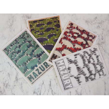 Masuria postcard set