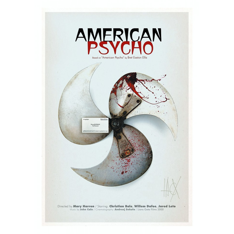 American Psycho, Postcard By Jacek Staniszewski
