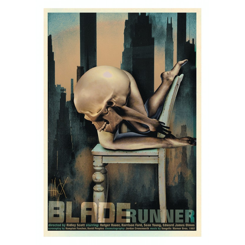 Blade Runner, Łowca androidów, pocztówka, Jacek Staniszewski