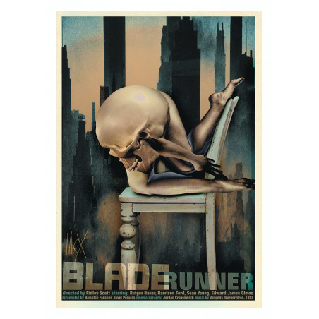 Blade Runner, Łowca androidów, pocztówka, Jacek Staniszewski