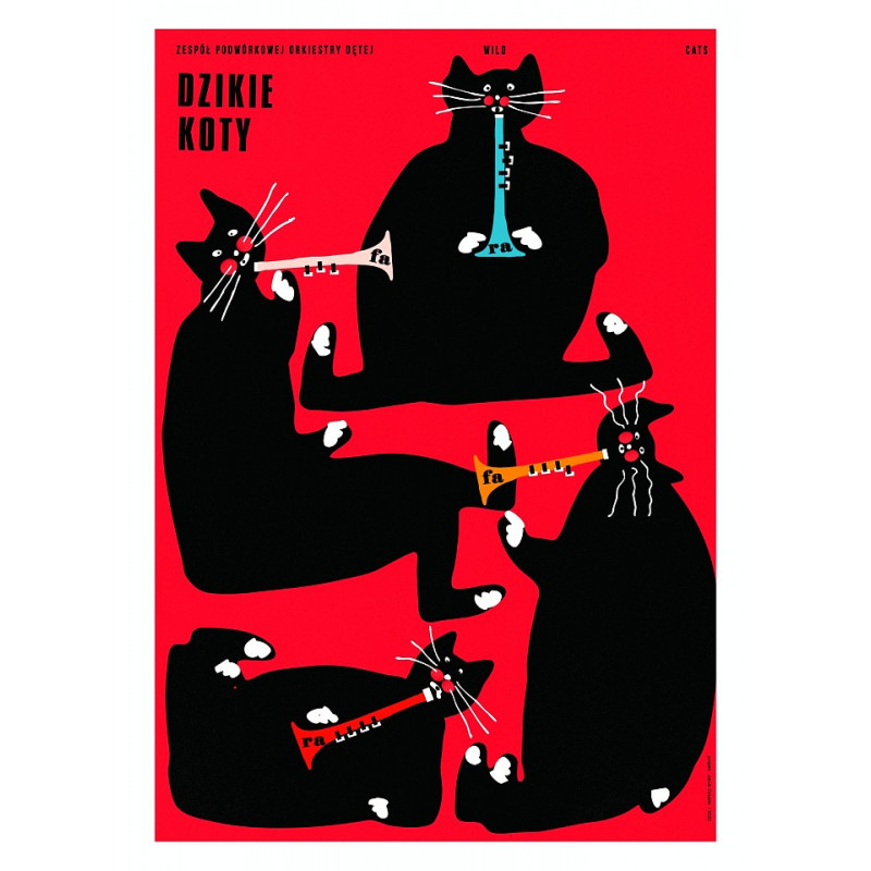 Wild Cats, postcard by Jakub Zasada