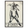 Omen, postcard by Andrzej Klimowski