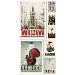 Warsaw postcard set