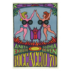 Boccaccio '70, postcard by...