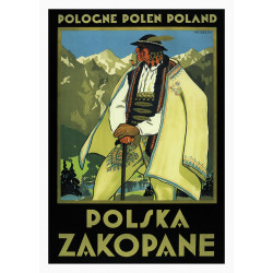 Polska Zakopane, postcard by Stefan Norblin