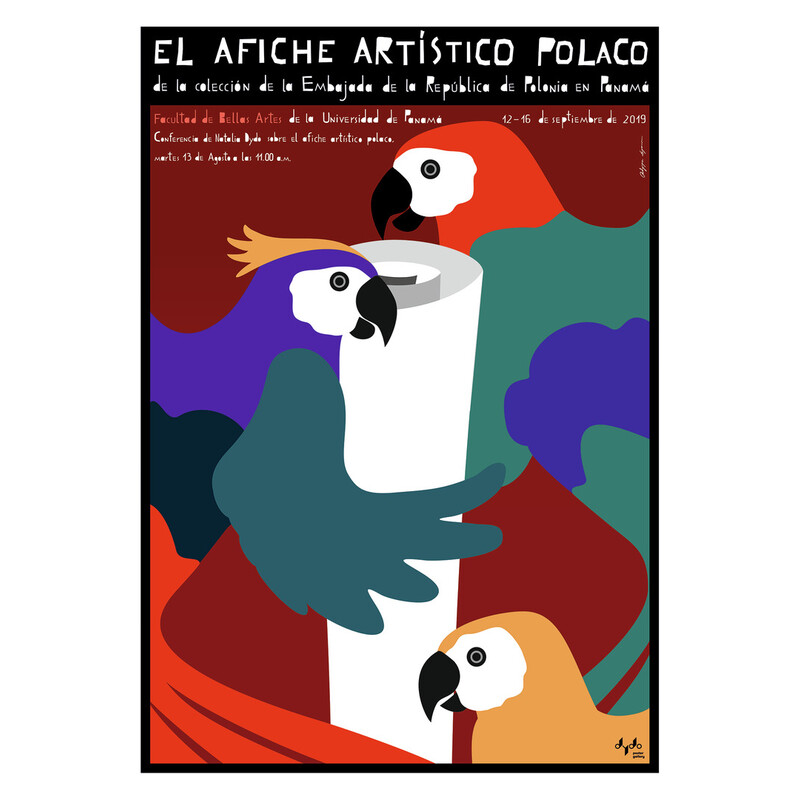 El Afiche Artistico Polaco, postcard by Patrycja Longawa